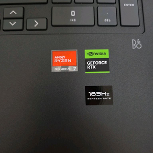 S급 HP 빅터스16 게이밍 노트북 QHD 라이젠7 16램 RTX4060