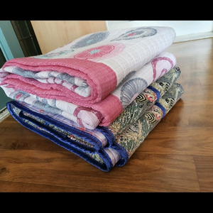 도톰한침대패드겸까는거2가지합저렴히2만3천원편하게부담없이쓰실분좋음