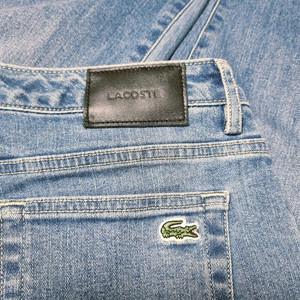 여성 신형케어라벨 라코스테 라코스떼 데님 팬츠 청바지 바지