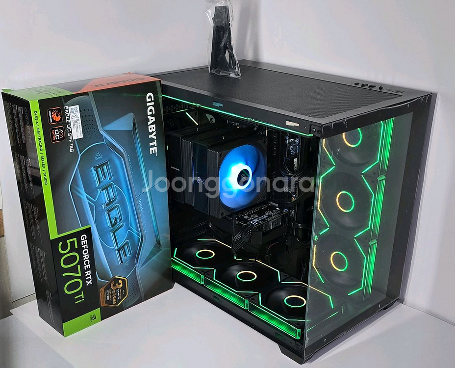 (새제품 블랙)라이젠 9800X3D, RTX5070Ti, 850W GOLD, B850M, 방송 게이밍컴퓨터본체--5