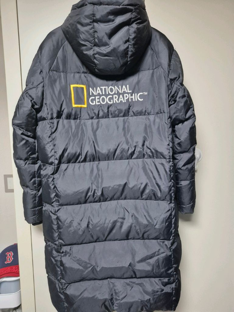 내셔널지오그래픽 정품 남성 오리털롱패딩 95사이즈 팝니다 이미지