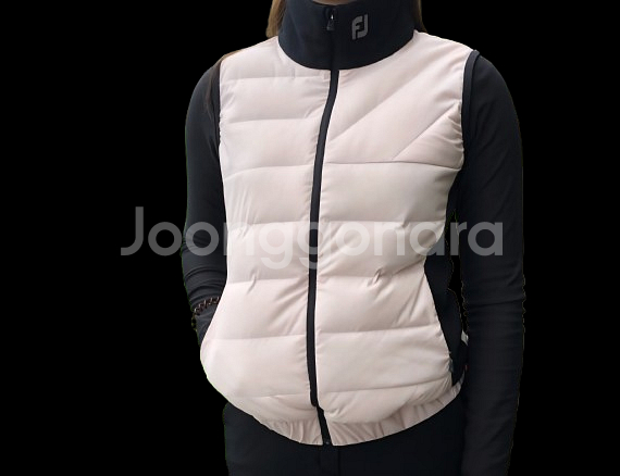 여성 풋조이 골프 구스 다운 거위 경량 패딩 베스트 조끼 골프복 골프웨어--1