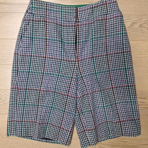 제시뉴욕 울체크 5부팬츠 XS사이즈