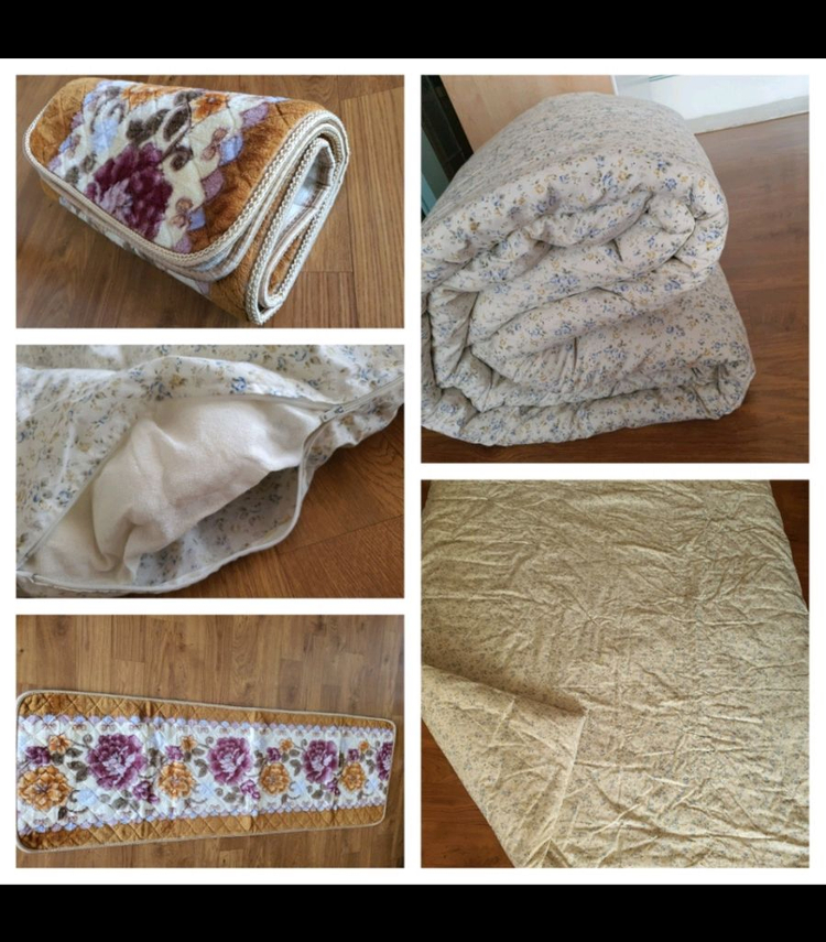 이불종류5가지편하게부담없이임시자취하면서막쓰실분께저렴히2만4천원그외2가지덤--5