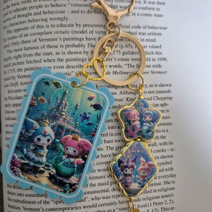 핸드메이드 산리오 캐릭터 머메이드 키링