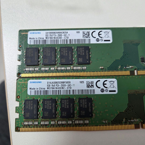 삼성 DDR4 pc4-2666v 8GB 메모리 2개 세트 이미지