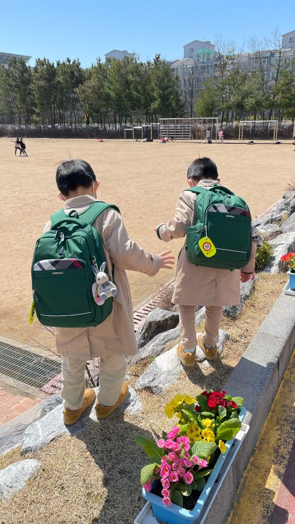 빈폴 키즈 저학년 초등학생 입학선물 가방 세트 쌍둥이 남아--2