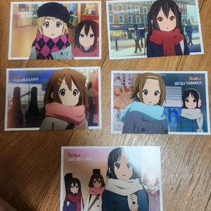 케이온 캐릭터 엽서 5장 일괄