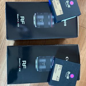 캐논 RF L VCM 24, 35, 50, 85mm 렌즈 세트 판매 이미지