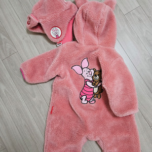 베베드피노 피글렛 우주복 모자 세트 90 중고