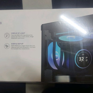 NZXT KRAKEN ELITE V2 360 RGB 블랙 CPU 수냉쿨러 미개봉 판매합니다