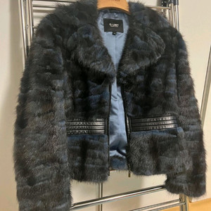 새 밍크코트, 희소한 블루 천연밍크