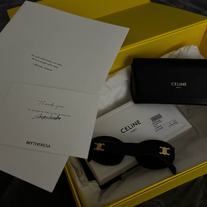 셀린느 트리옹프 01 선글라스 블랙