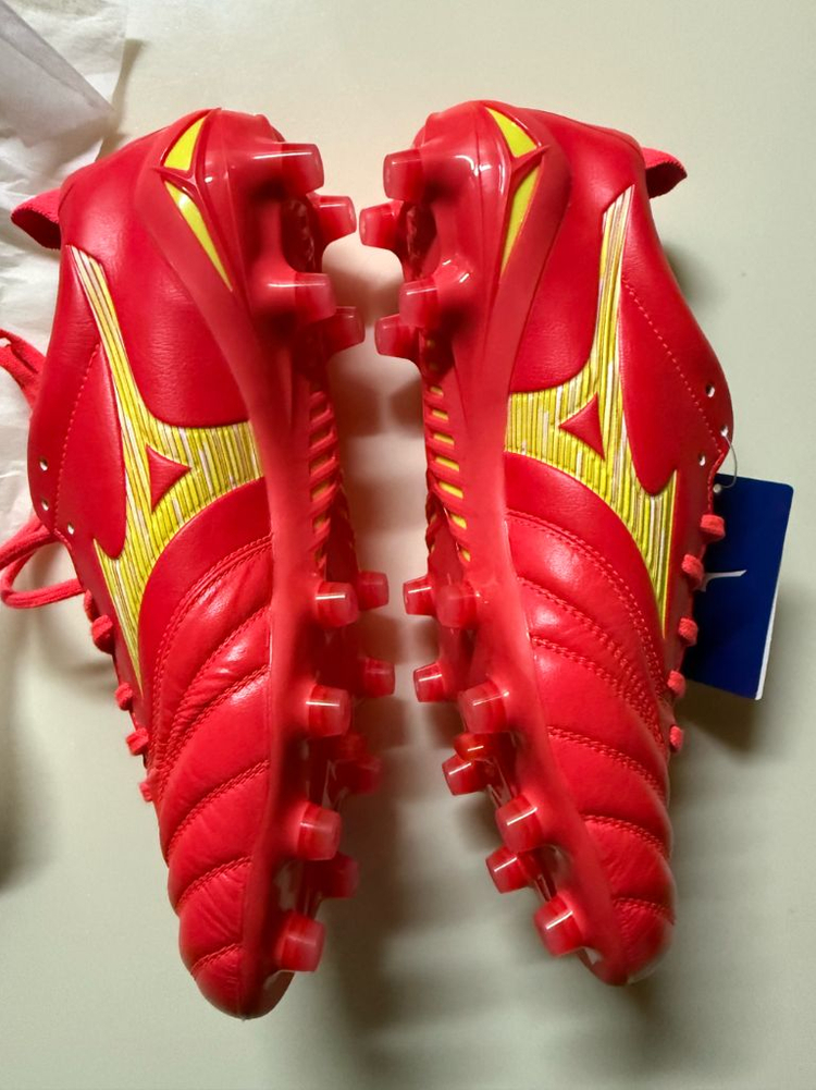 미즈노 모렐리아 네오4 MD 엘리트 250mm 새상품캥거루 가죽--2