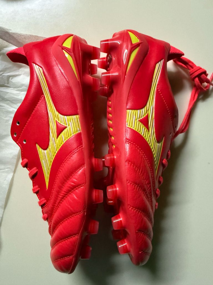 미즈노 모렐리아 네오4 MD 엘리트 250mm 새상품캥거루 가죽--3