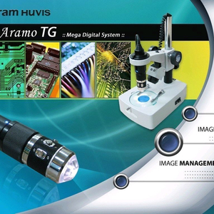 전자부품등 미세회로나 소형부품을 모니터로 확대해서 보는 전자현미경
