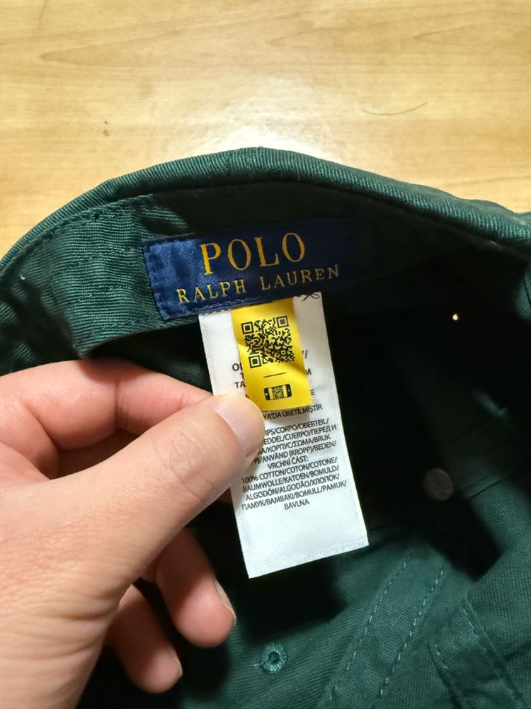 폴로 랄프로렌 스컬 로고 볼캡(green)--2