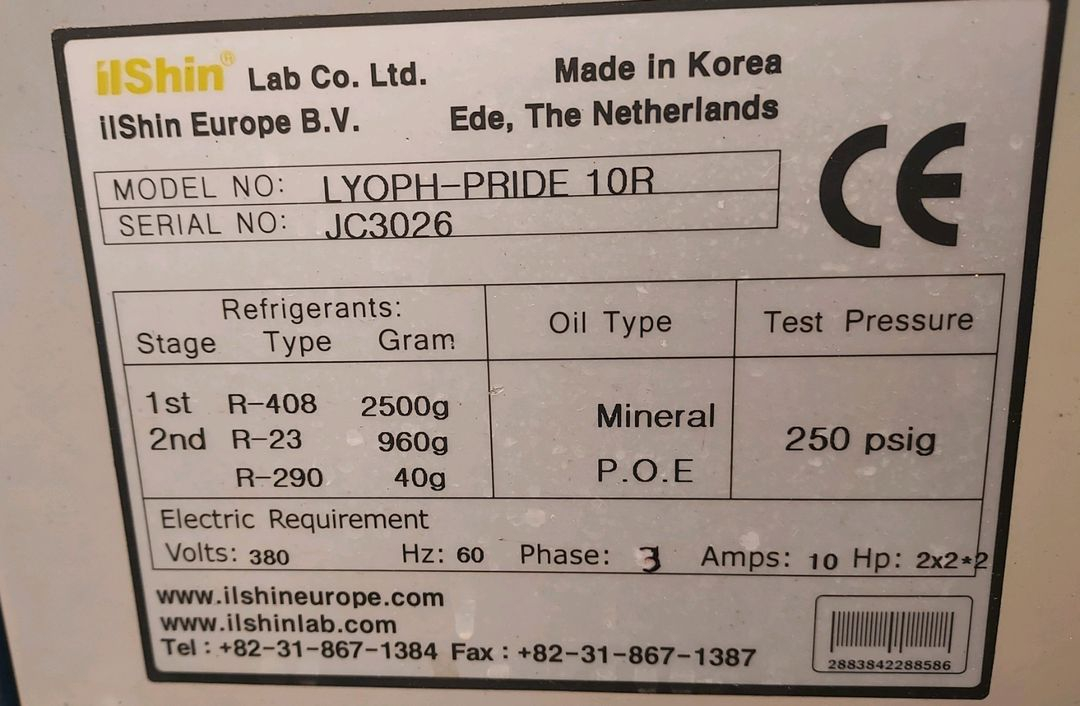 진공동결건조기(Vacuum freeze dryer/실험실용 소형 이미지