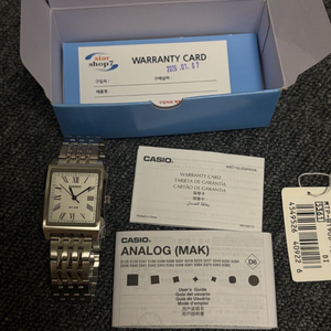 카시오 스퀘어 탱크 MTP-B190D