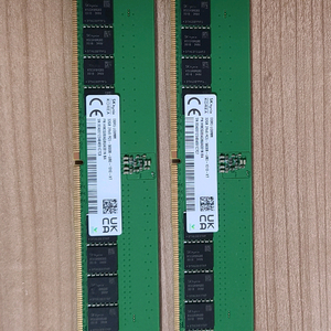 하이닉스 ddr5 5600 32g 2개 팝니다 데스크탑용