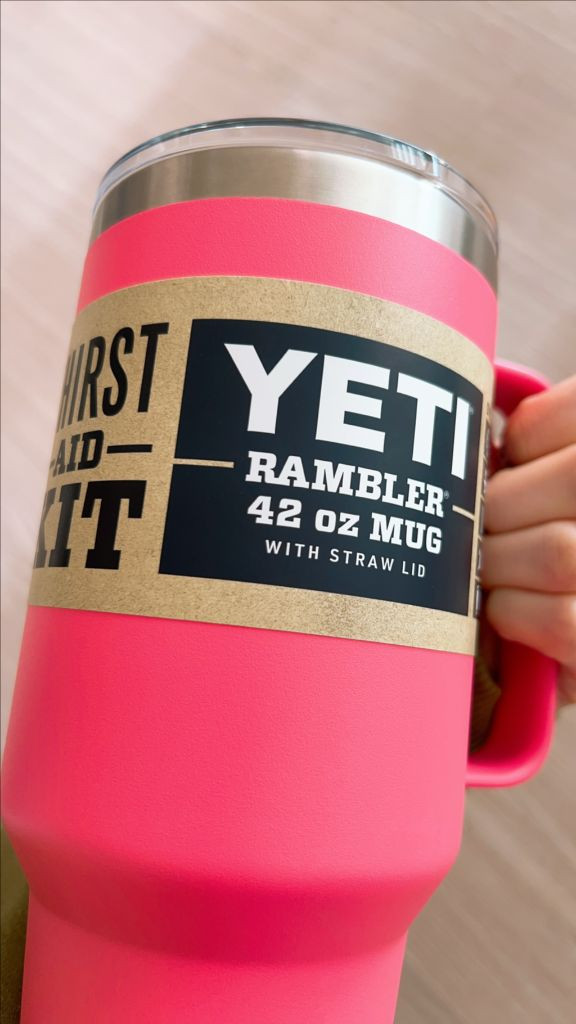 예티 42oz 새상품 텀블러 램블러 대용량 이미지