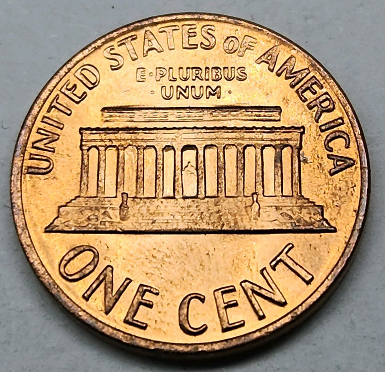 더블다이+멀티에러 후로팅루프 동전 미국주화 링컨기념관 페니 1970 S--2