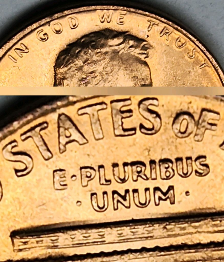 더블다이+멀티에러 후로팅루프 동전 미국주화 링컨기념관 페니 1970 S--5