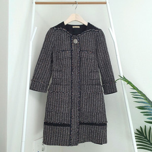 잇미샤 원피스형 트위드 롱자켓 이미지