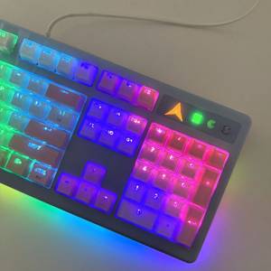 앱코해커 AN07C 솜사탕 광축 게이밍 유선 기계식 키보드 마우스 헤드셋 스피커