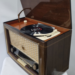 빈티지 진공관 PHILIPS AM/FM 리시버 전축 이미지