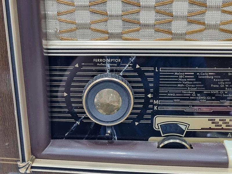 빈티지 진공관 PHILIPS AM/FM 리시버 전축 이미지
