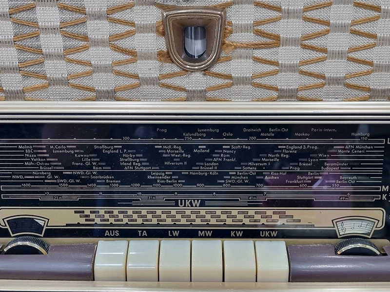 빈티지 진공관 PHILIPS AM/FM 리시버 전축 이미지