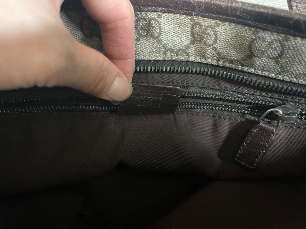 구찌 GG 로고 캔버스 미디움 쇼퍼 토트백 이미지