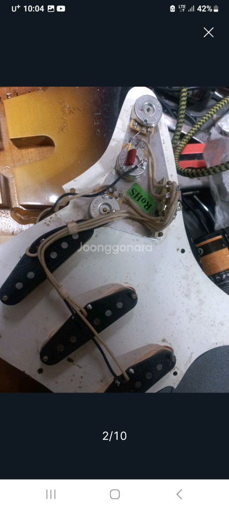 펜더 56년 커스텀 레릭 일렉기타 이미지