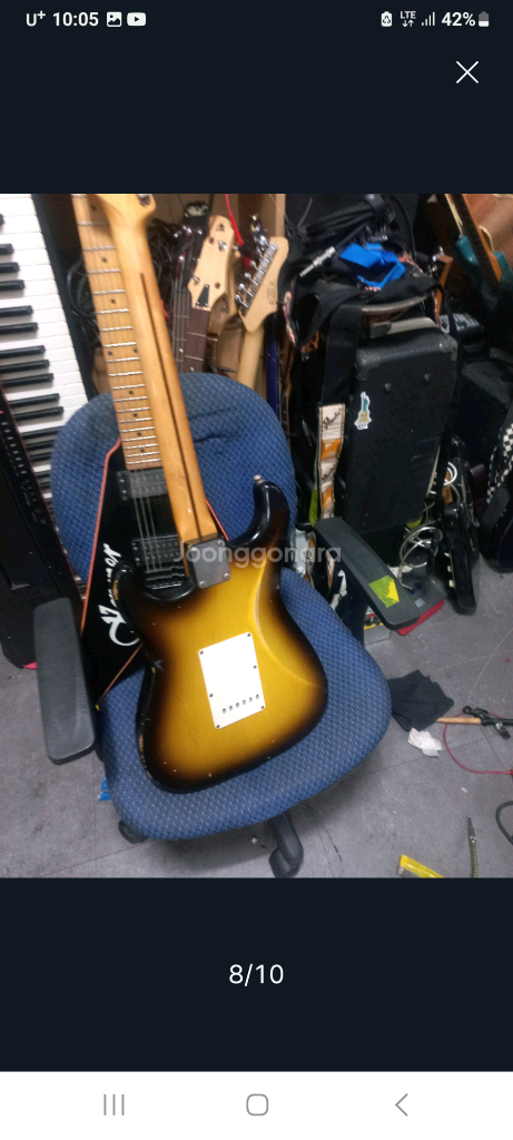 펜더 56년 커스텀 레릭 일렉기타 이미지