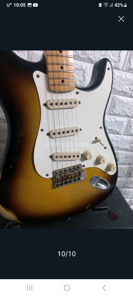 펜더 56년 커스텀 레릭 일렉기타 이미지