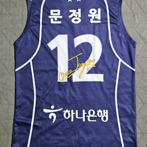 한국도로공사 하이패스 배구단 문정원 어센틱 친필 싸인 유니폼 이미지