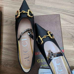 구찌 DEVA 홀스빗 발레리나 플랫(36.5 새상품,에누리불가)