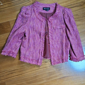 코스모폴리탄줄라이 핑크 자켓 S사이즈