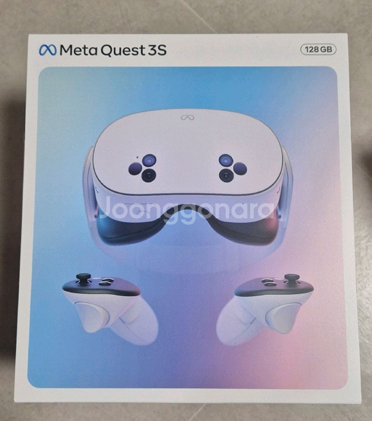 메타퀘스트3s 128GB 새상품(+정품 통기성 안면인터페이스 악세사리) 판매합니다--1