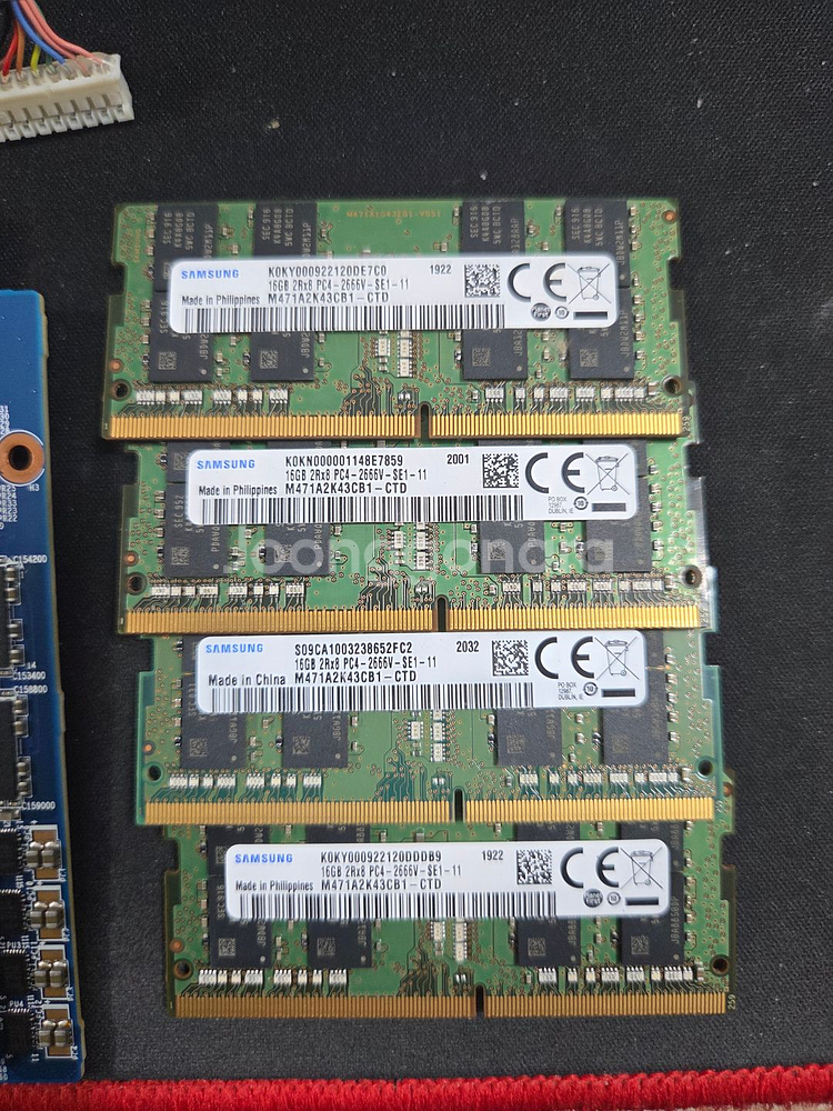 노트북용 I9 10900K 3.7GH SSD1테라 삼성DDR4 16G 2666V 4개 2080SUPER--3