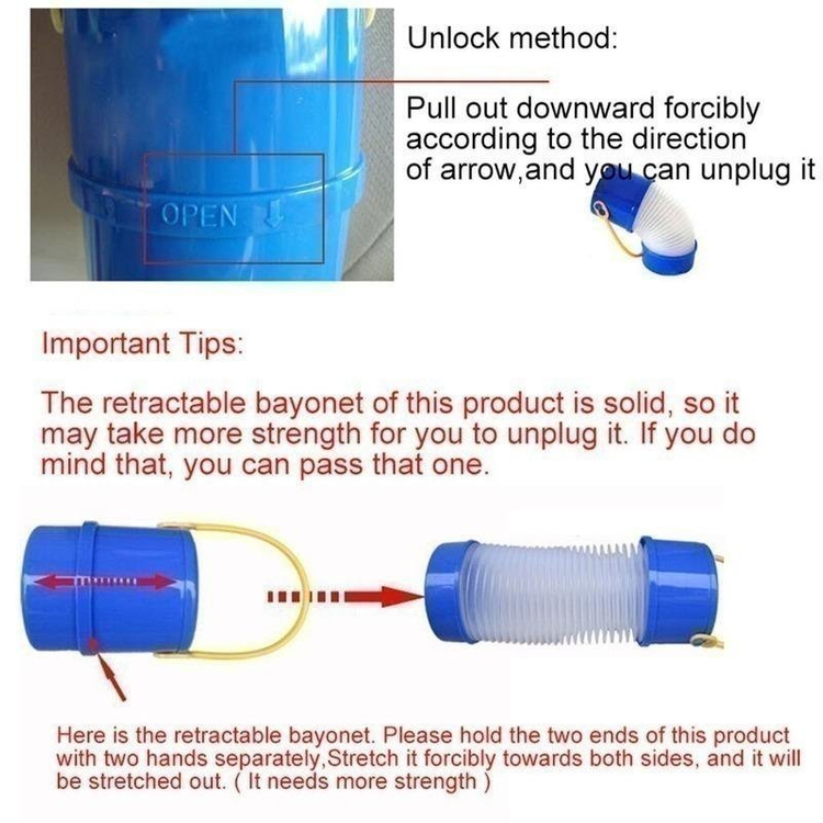 새 검정색 차량용 우산 수납함 방수 수납 용품 편리 걸이 정리 차안 이미지