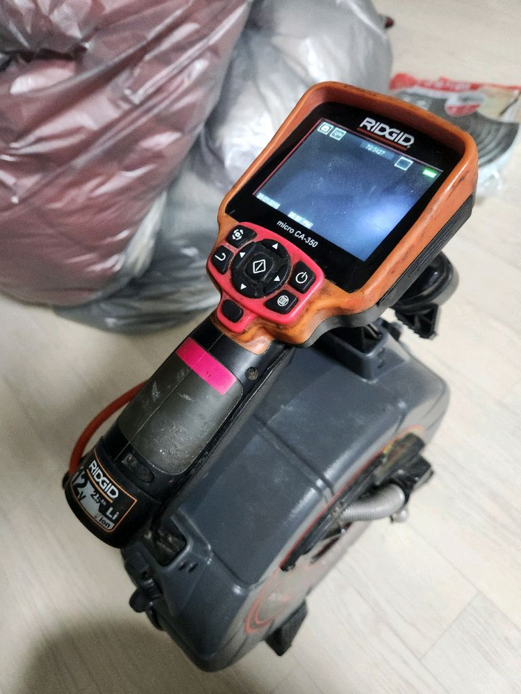 리지드 마이크로 ca350 하수구 내시경--3