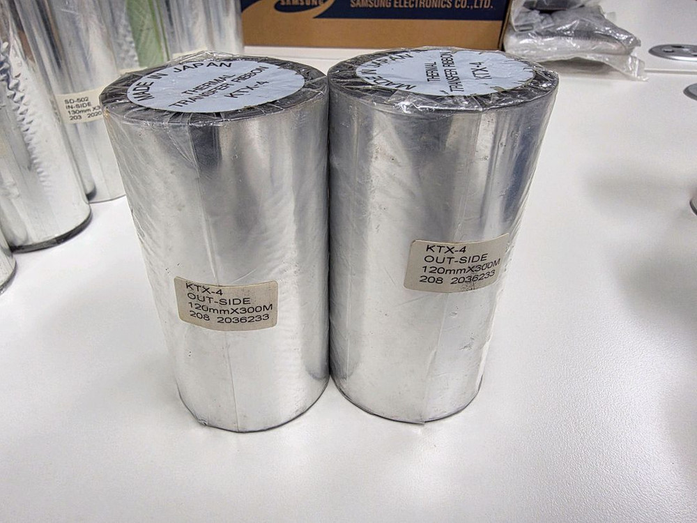 라벨프린터용 왁스 리본 먹지 (사이즈 다양)--3