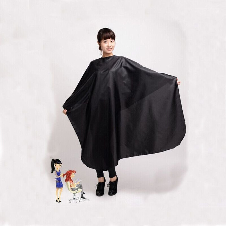 새 검정색 미용실 가운 헤어샵 이발보 염색 파마 커트 이미지