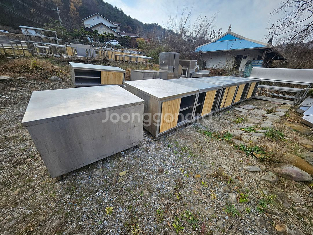 업소용 스테인리스 작업대 스텐 찻장 작업대--2