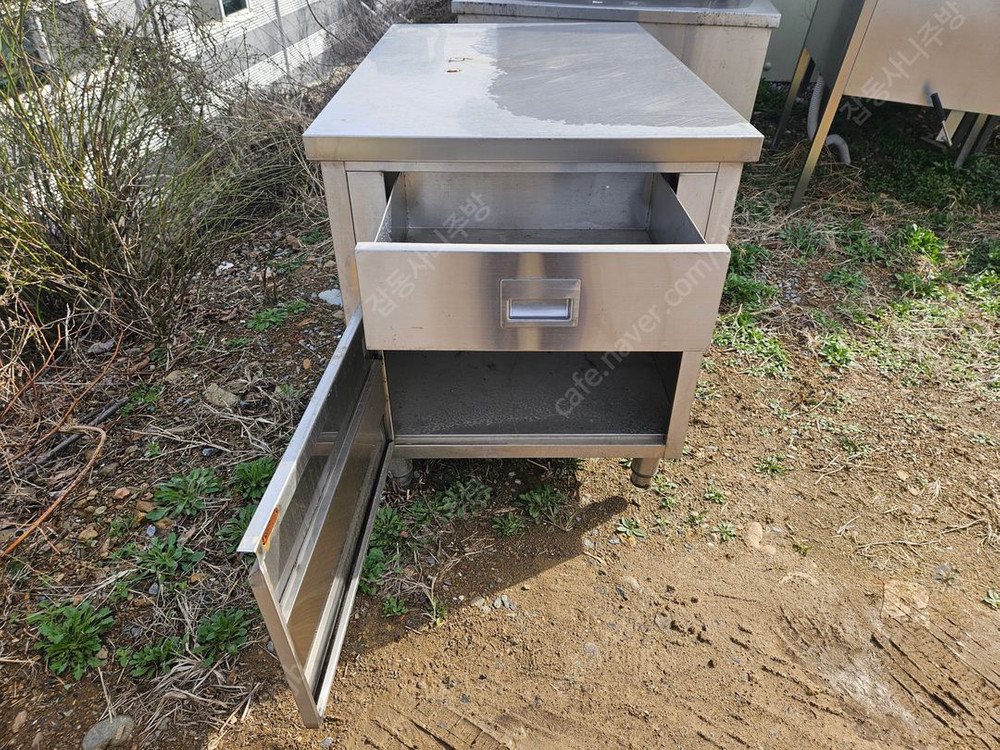 업소용 스테인리스 작업대 스텐 찬장 작업대--5