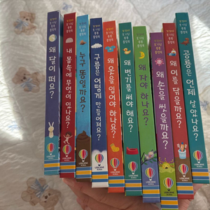 어스본 꼬꼬마 호기심 퐁퐁 플랩북 10권(반값택배가능)