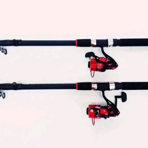 원투낚시대3.6m2대+4000번릴2대+릴줄 장어낚시