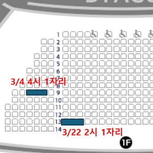 (안전결제 가능) 김선호 비밀통로 1층 1자리 3/4 3/22